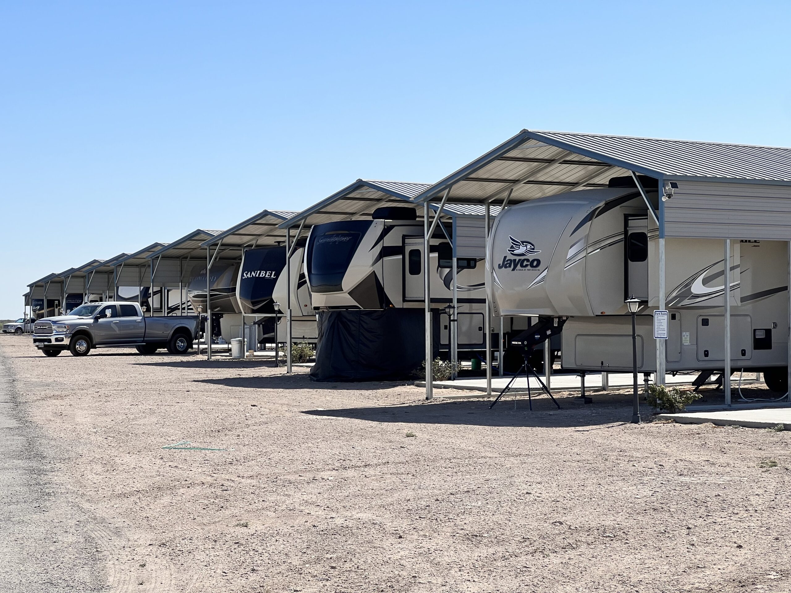 Satco RV Park, Monahans, TX
